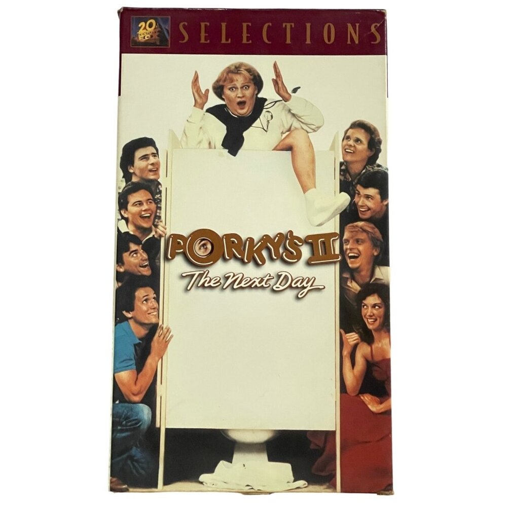 porky's 2 the next day VHS tape 20th century selections 1997 rated R READ
